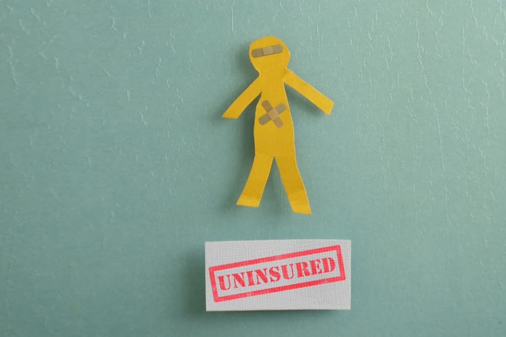 Uninsured healthcare message