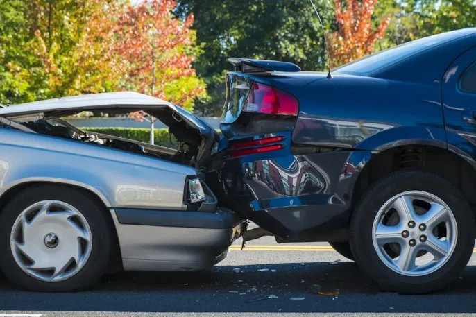 collision between two cars